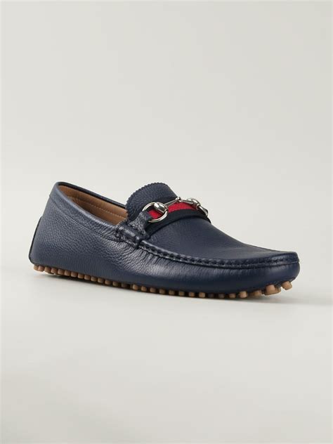 blue gucci drivers|gucci driver shoes for men.